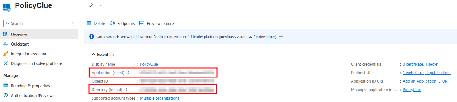App registration overview